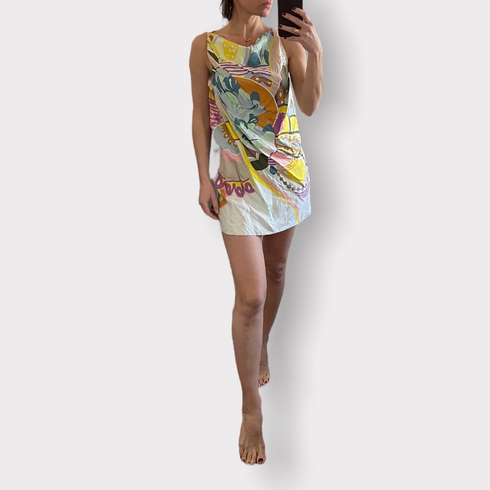 MISSONI silk graphic print mini press M S